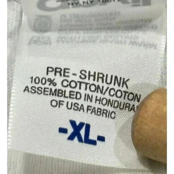 Vintage 90s New York Graphic Tee XL White Cotton Anvil Tourist NY Twin Towers - Picture 4 of 4